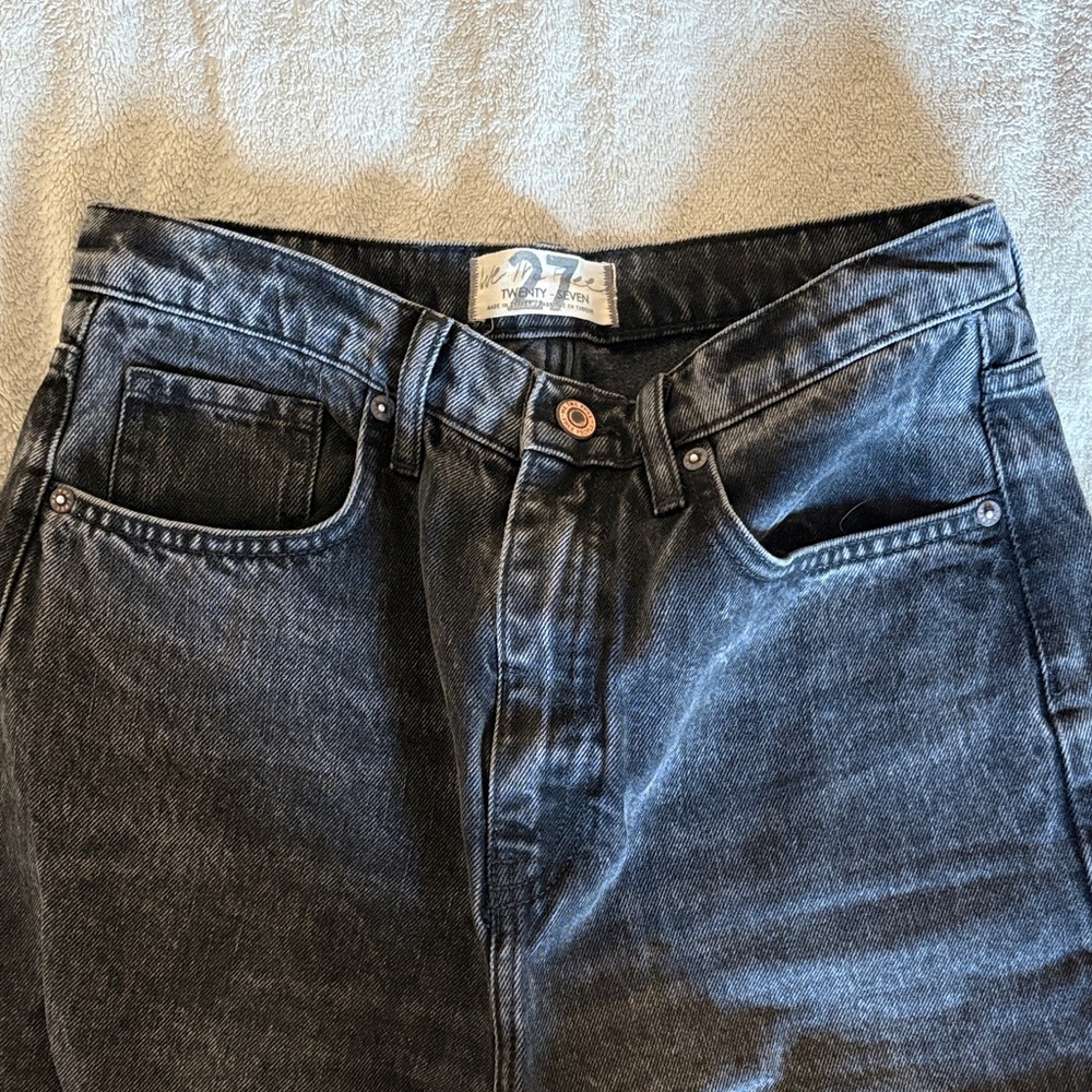 We The Free Women's Dark Grey Boyfriend Jeans